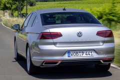 Silver Volkswagen Passat 2019 sedan back