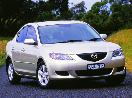 Mazda 3 2003-2006 Dimensions Side View