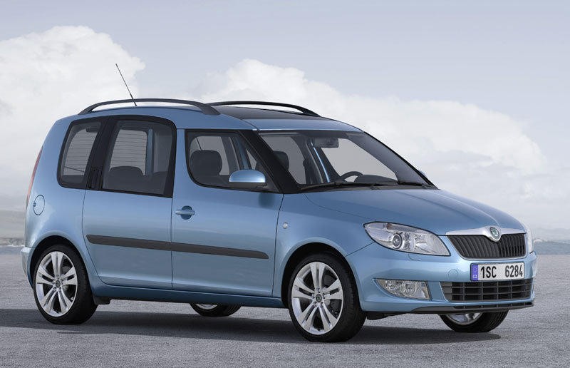 Skoda Roomster 2010-2015 Dimensions Side View