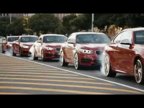 Five BMW drifting