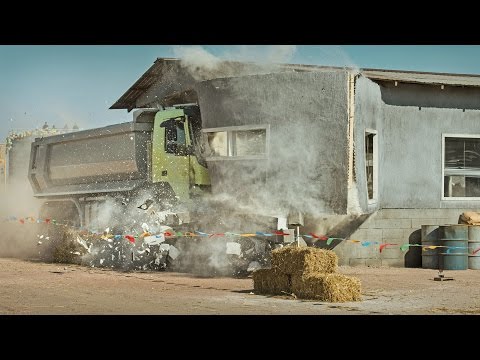 Volvo kravas auto reklāma