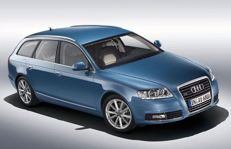 Audi A6 2008-2011 Dimensions Side View