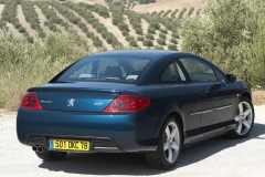 Peugeot 407 2008 coupe trasera